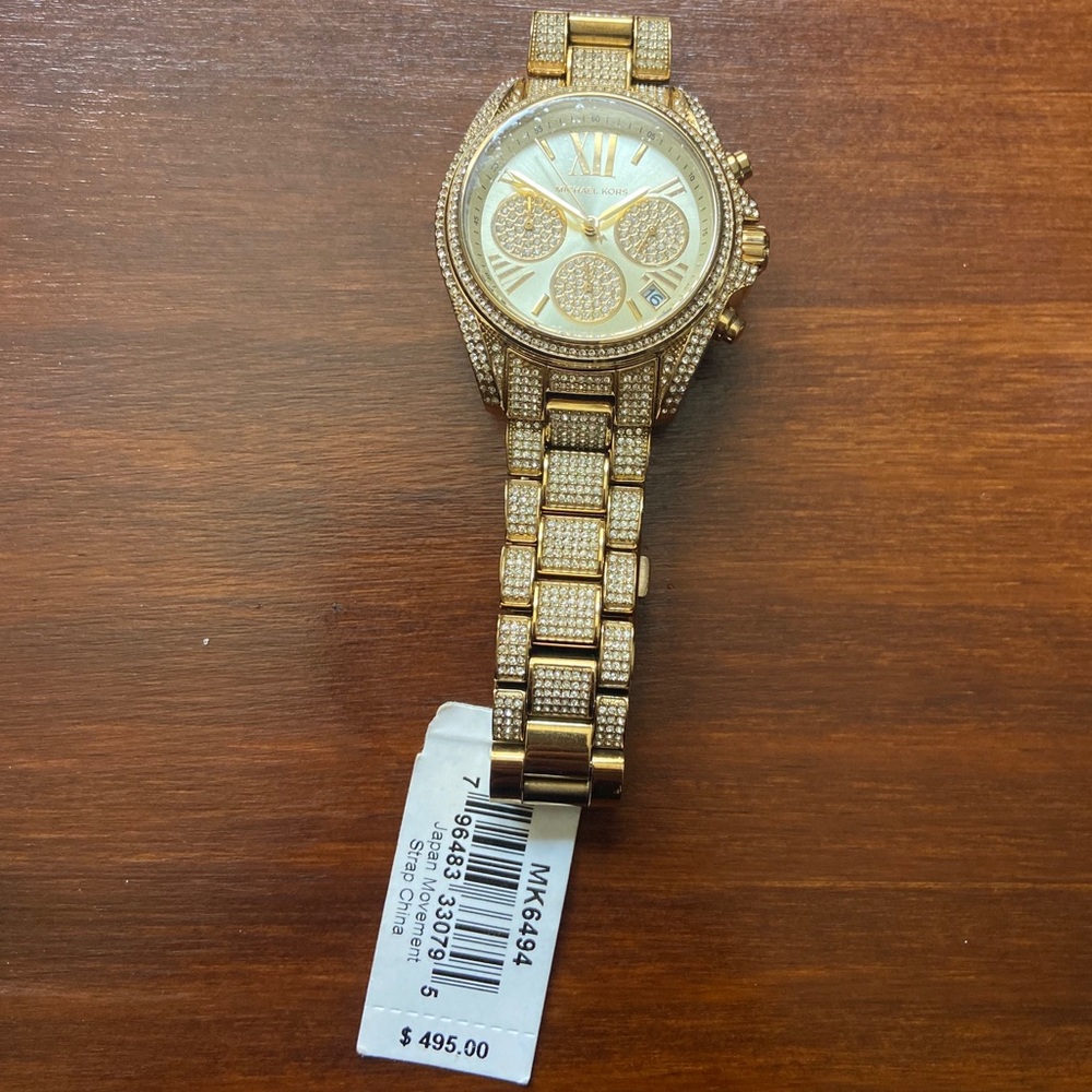 Women's Michael Kors Mini Bradshaw Chrono Watch